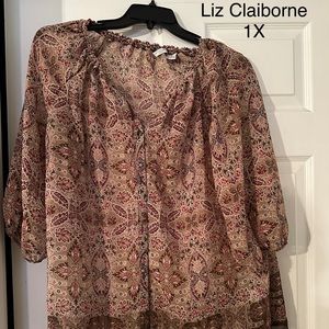 Sheer top. Tank included